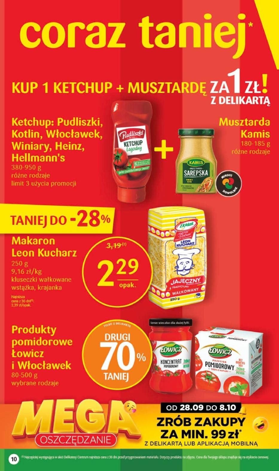 Gazetka promocyjna Delikatesy Centrum str. 10