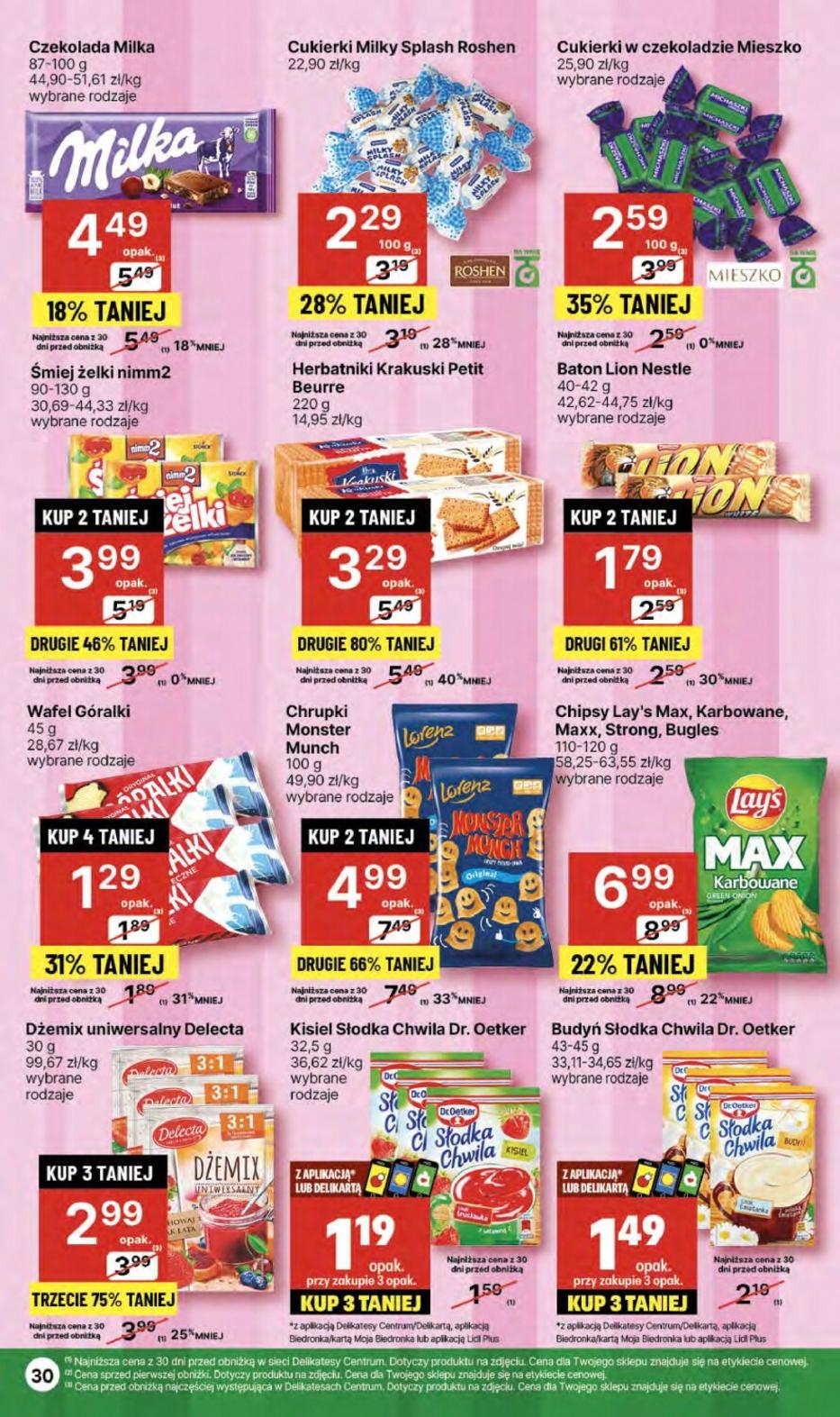Gazetka promocyjna Delikatesy Centrum str. 30