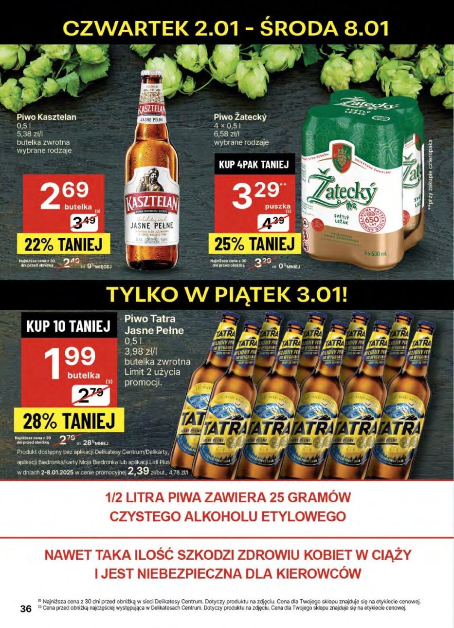 Gazetka promocyjna Delikatesy Centrum str. 36