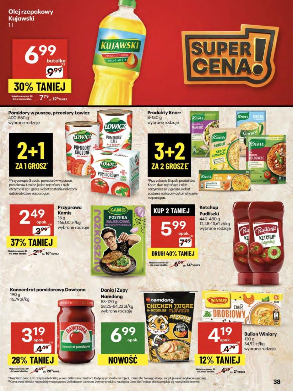 Gazetka promocyjna Delikatesy Centrum str. 38