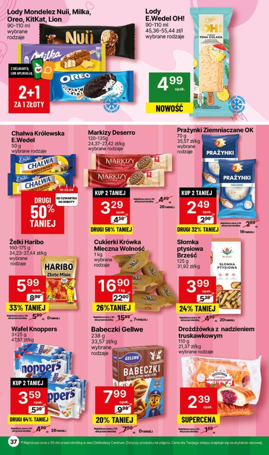 Gazetka promocyjna Delikatesy Centrum str. 37