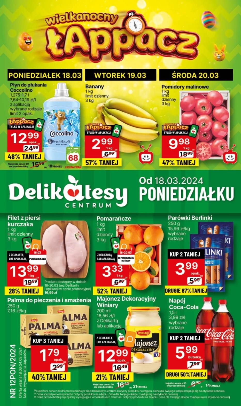 Gazetka promocyjna Delikatesy Centrum str. 1
