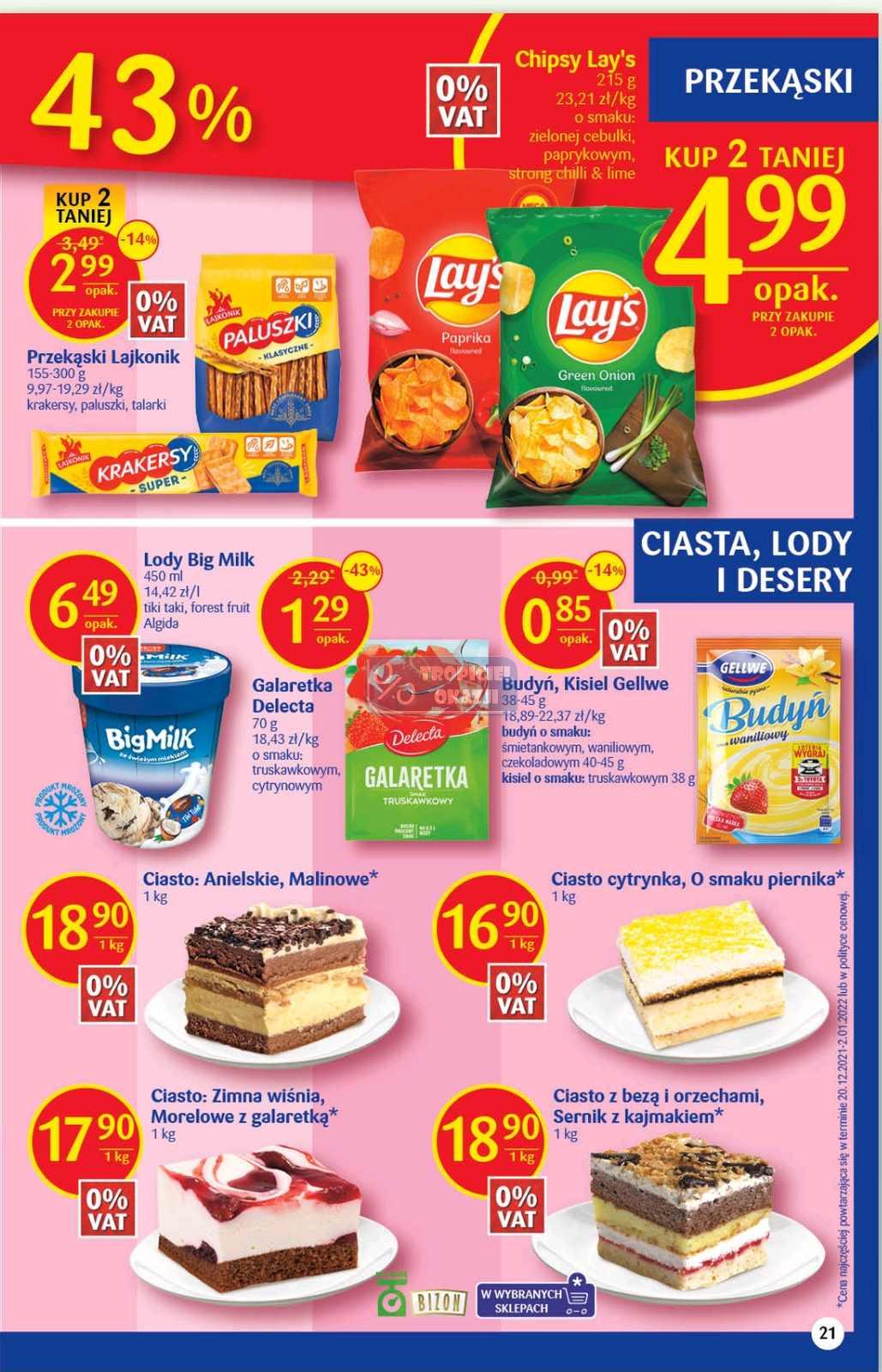 Gazetka promocyjna Delikatesy Centrum str. 21