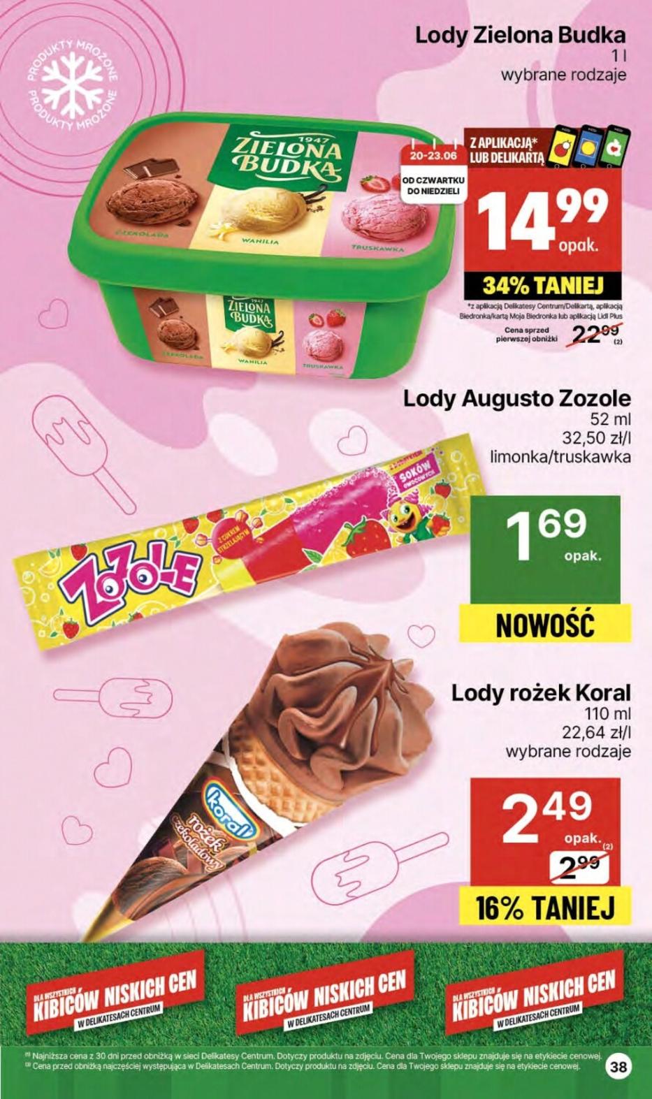 Gazetka promocyjna Delikatesy Centrum str. 38