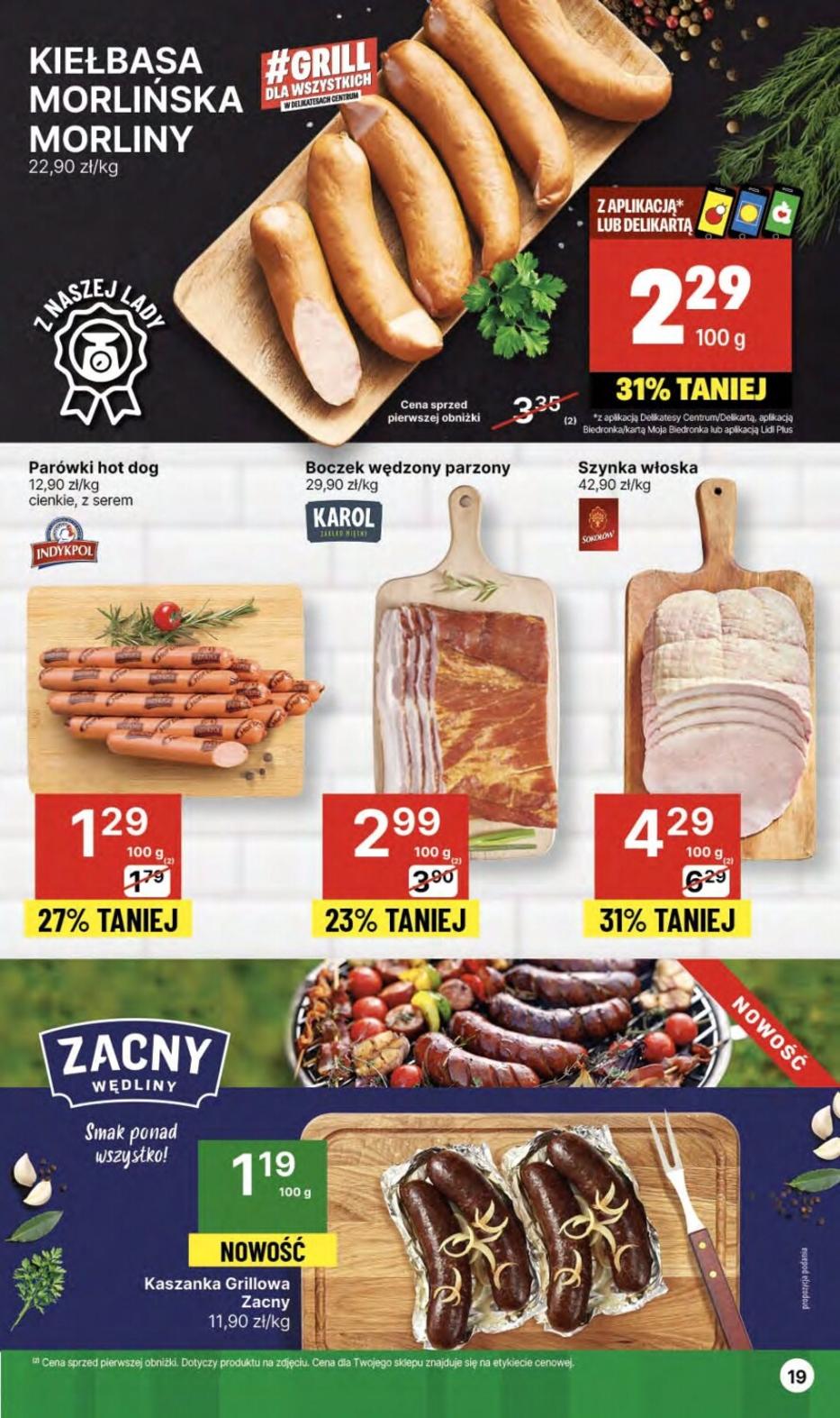 Gazetka promocyjna Delikatesy Centrum str. 19
