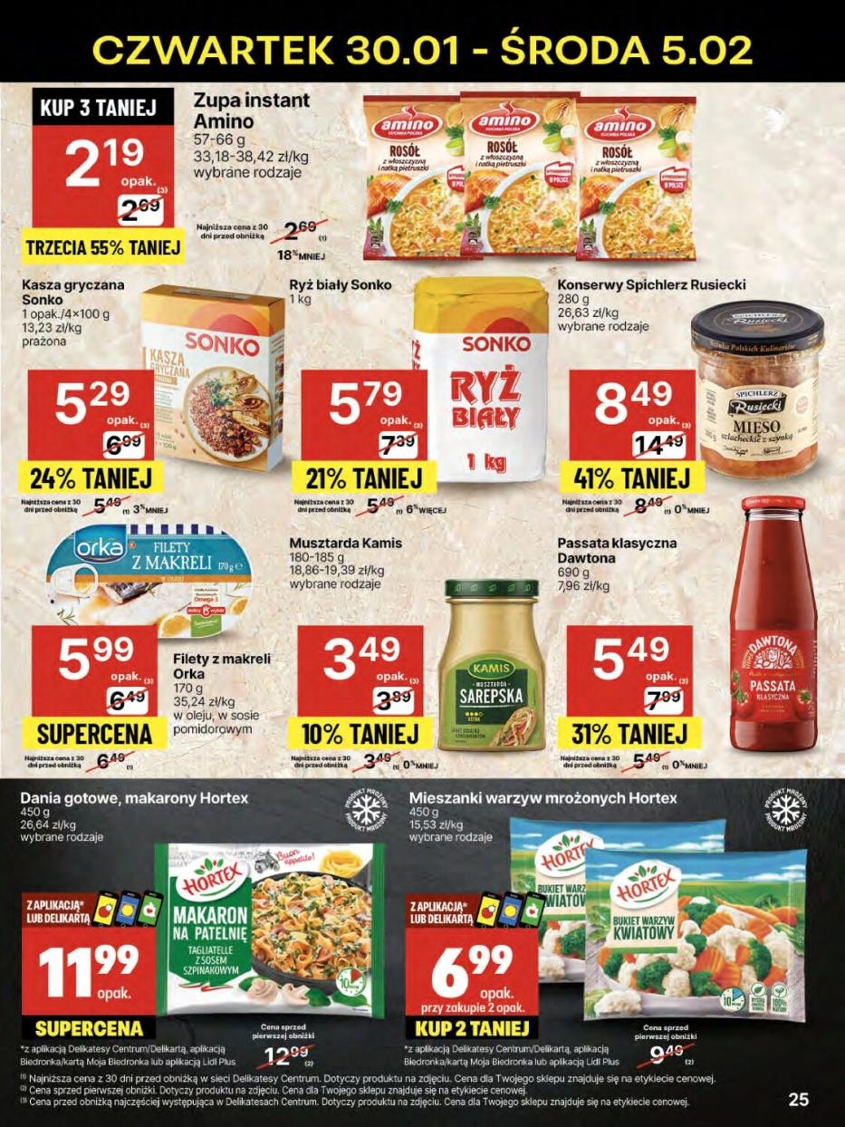 Gazetka promocyjna Delikatesy Centrum str. 25