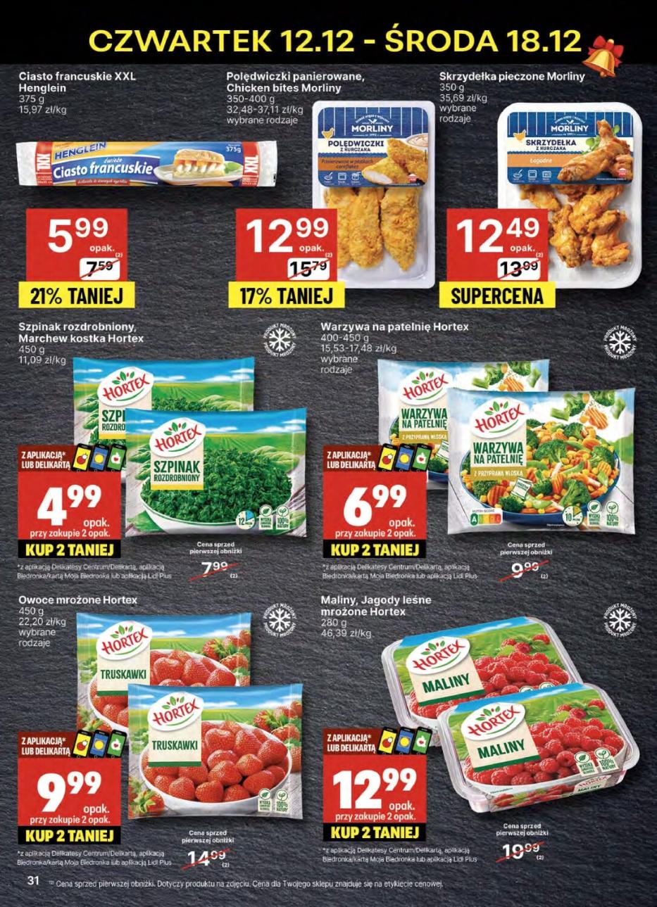 Gazetka promocyjna Delikatesy Centrum str. 31