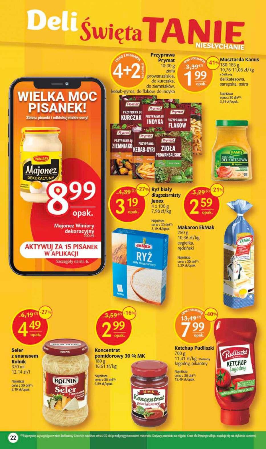 Gazetka promocyjna Delikatesy Centrum str. 22