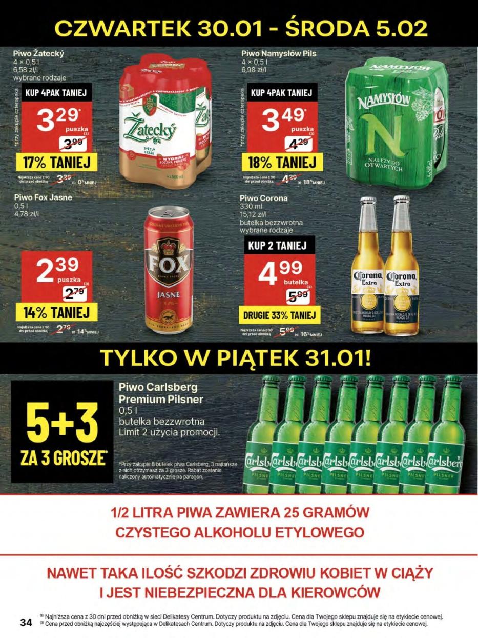 Gazetka promocyjna Delikatesy Centrum str. 34
