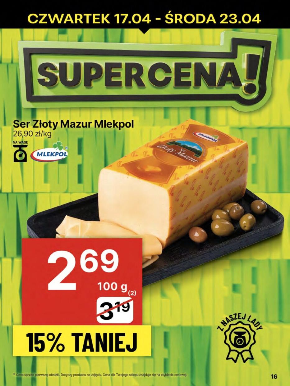 Gazetka promocyjna Delikatesy Centrum str. 16