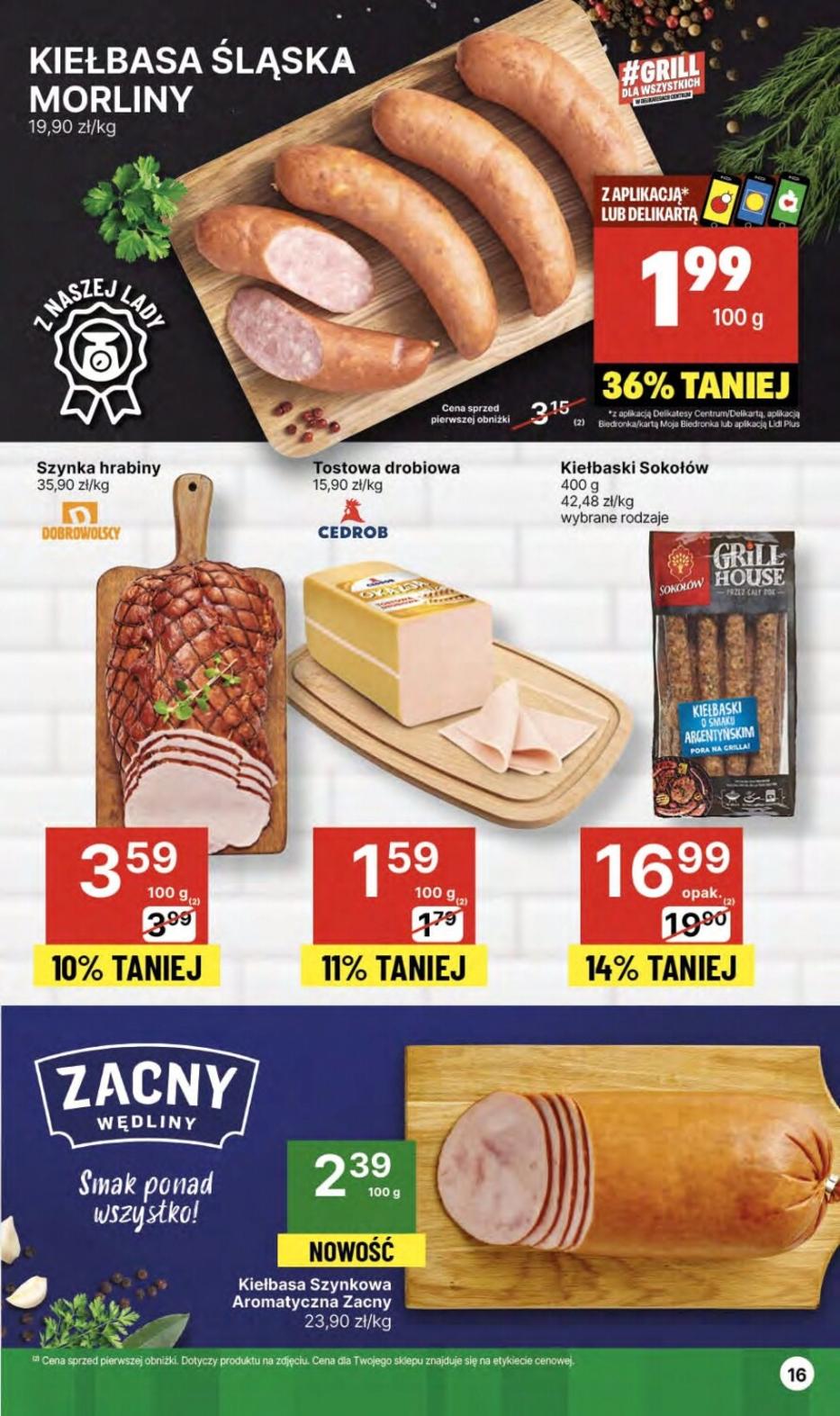Gazetka promocyjna Delikatesy Centrum str. 16