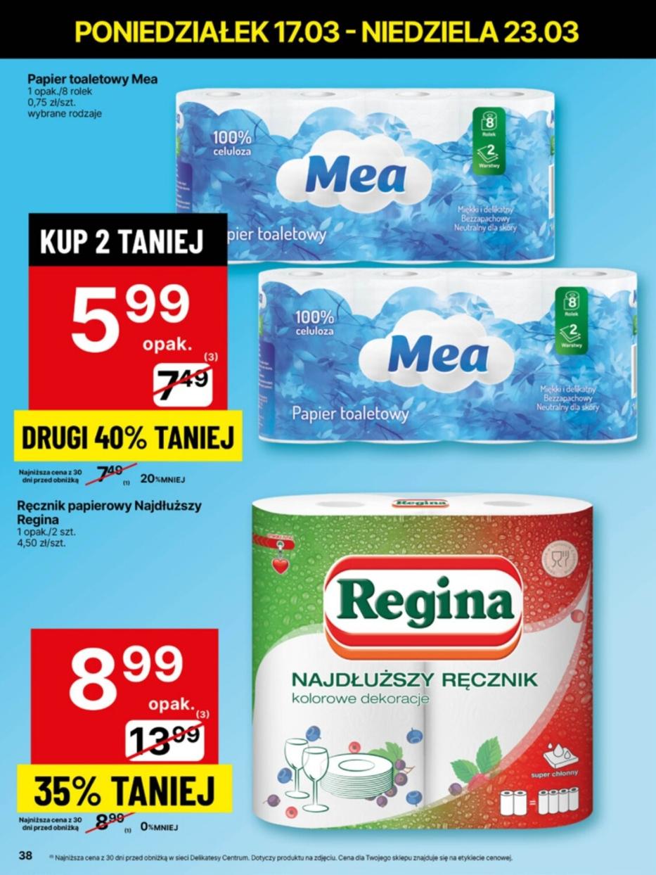 Gazetka promocyjna Delikatesy Centrum str. 38