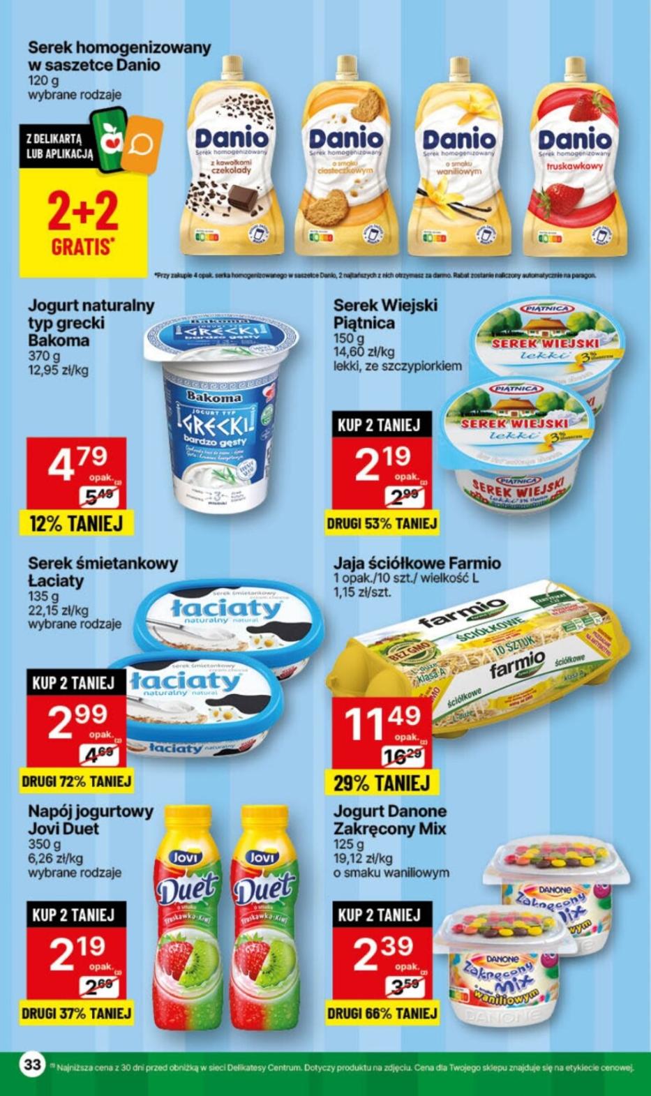 Gazetka promocyjna Delikatesy Centrum str. 33