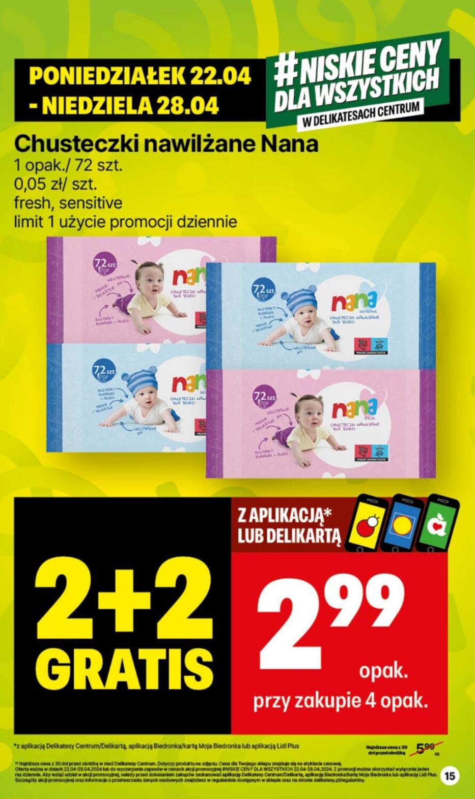 Gazetka promocyjna Delikatesy Centrum str. 15