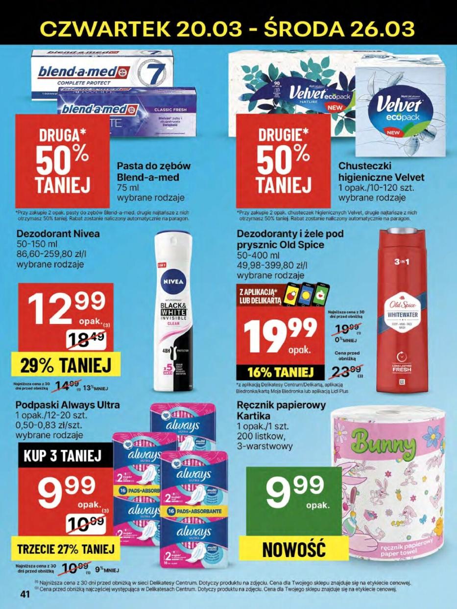 Gazetka promocyjna Delikatesy Centrum str. 41