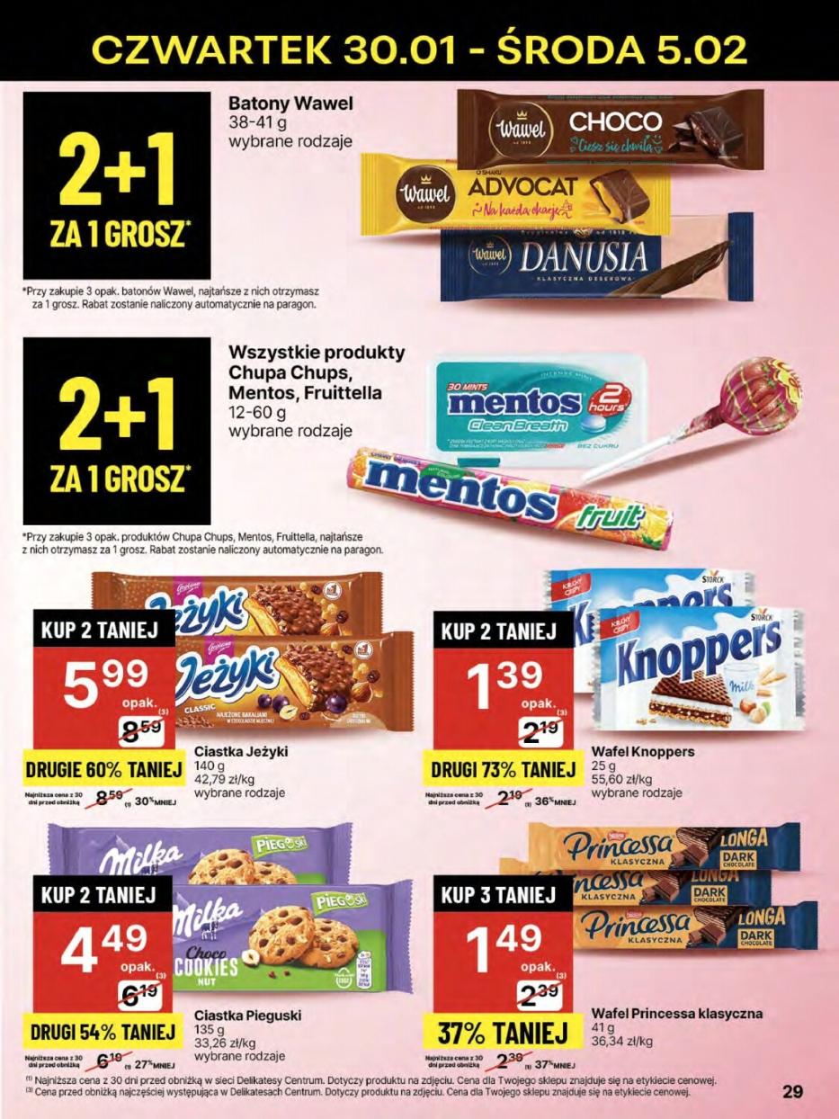 Gazetka promocyjna Delikatesy Centrum str. 29