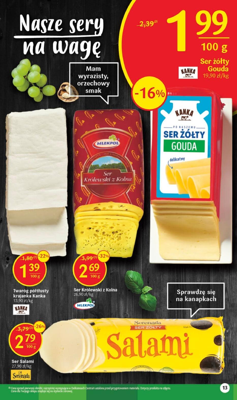 Gazetka promocyjna Delikatesy Centrum str. 13