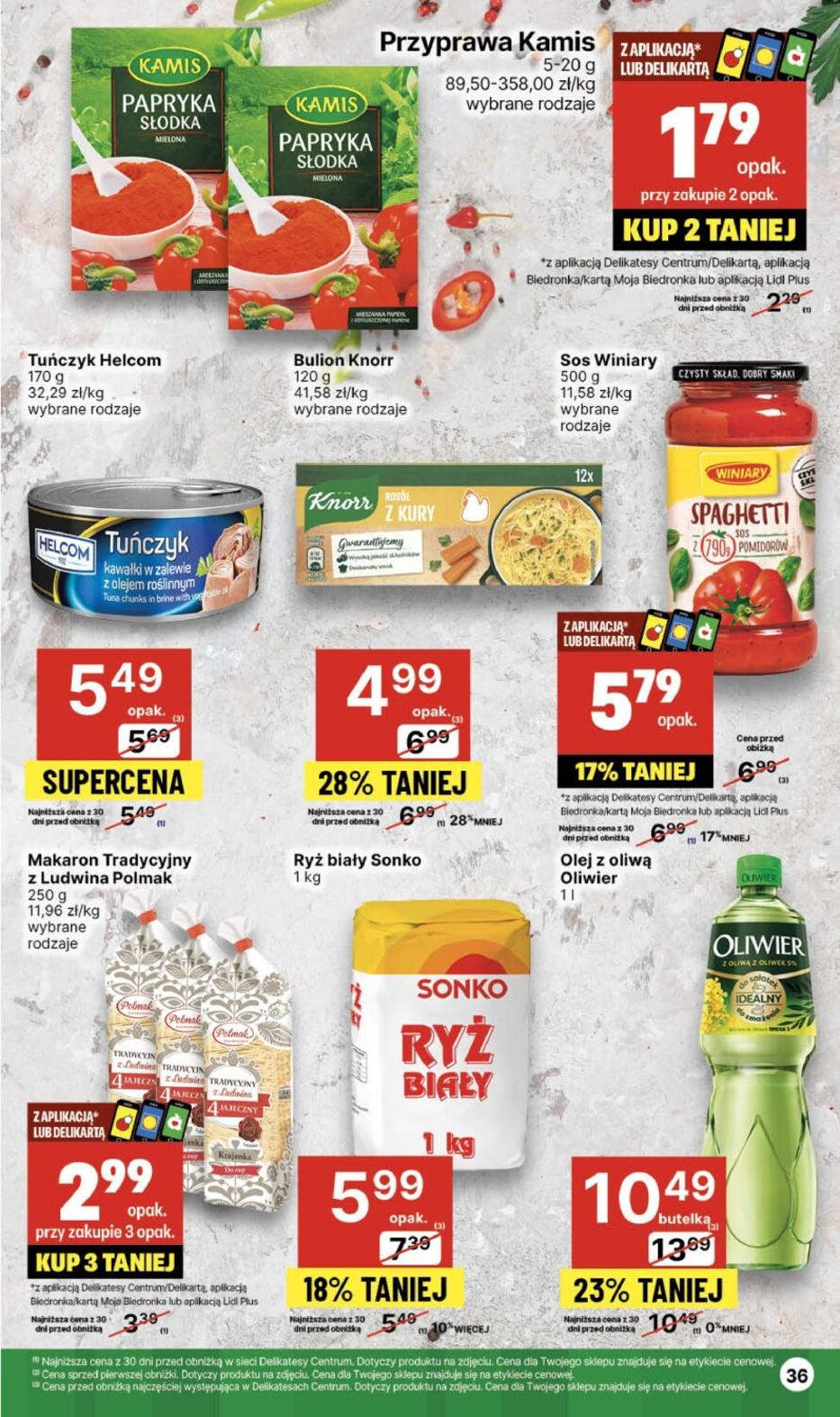 Gazetka promocyjna Delikatesy Centrum str. 36