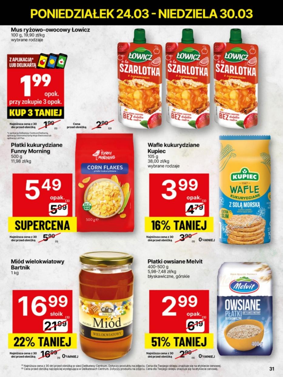 Gazetka promocyjna Delikatesy Centrum str. 31