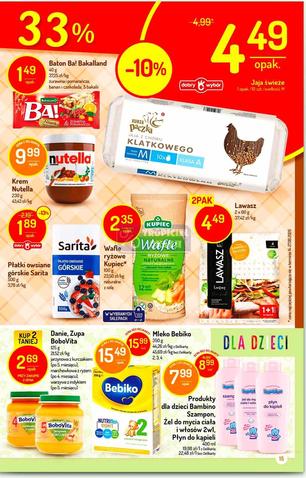 Gazetka promocyjna Delikatesy Centrum str. 15