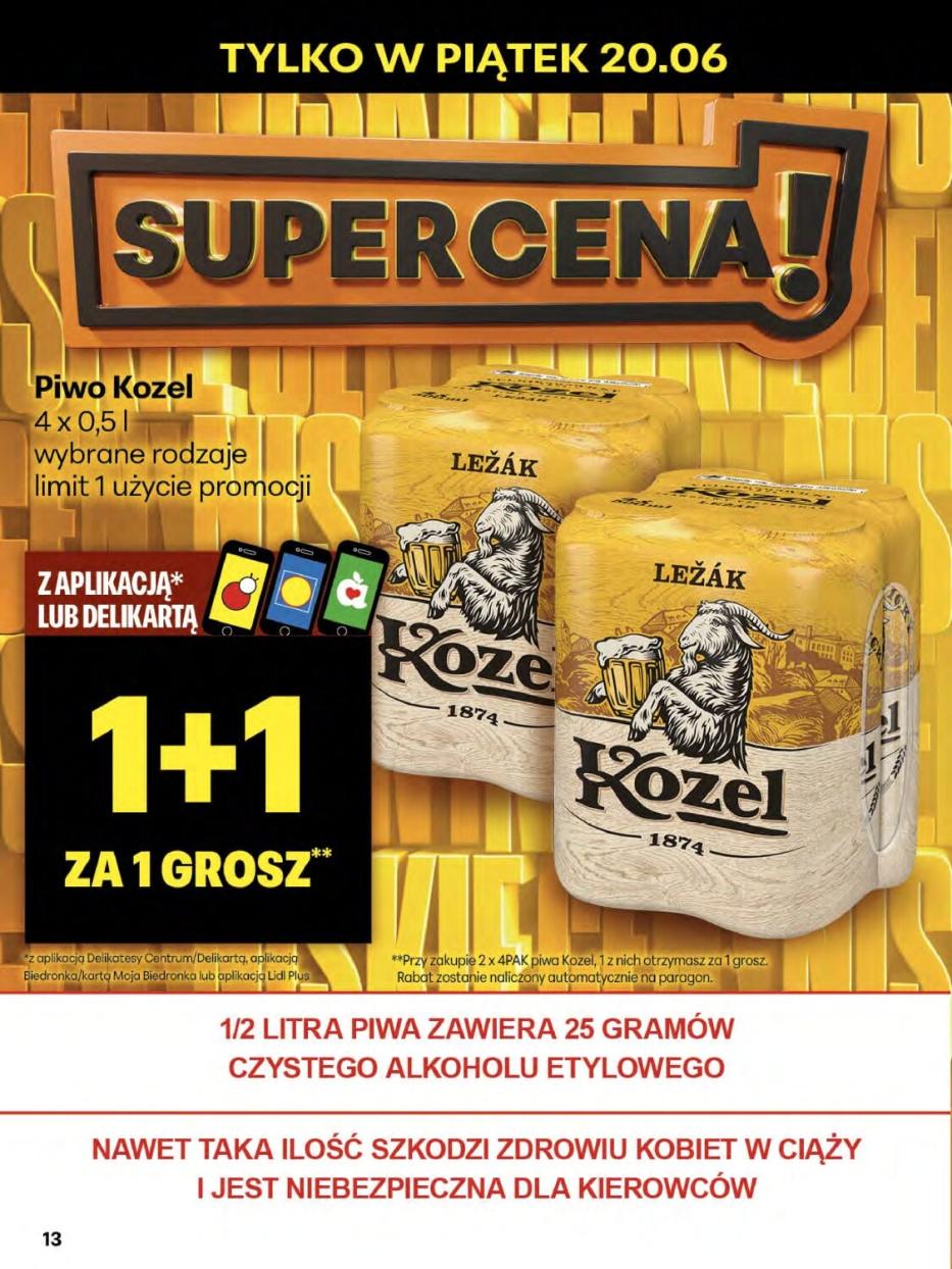 Gazetka promocyjna Delikatesy Centrum str. 13