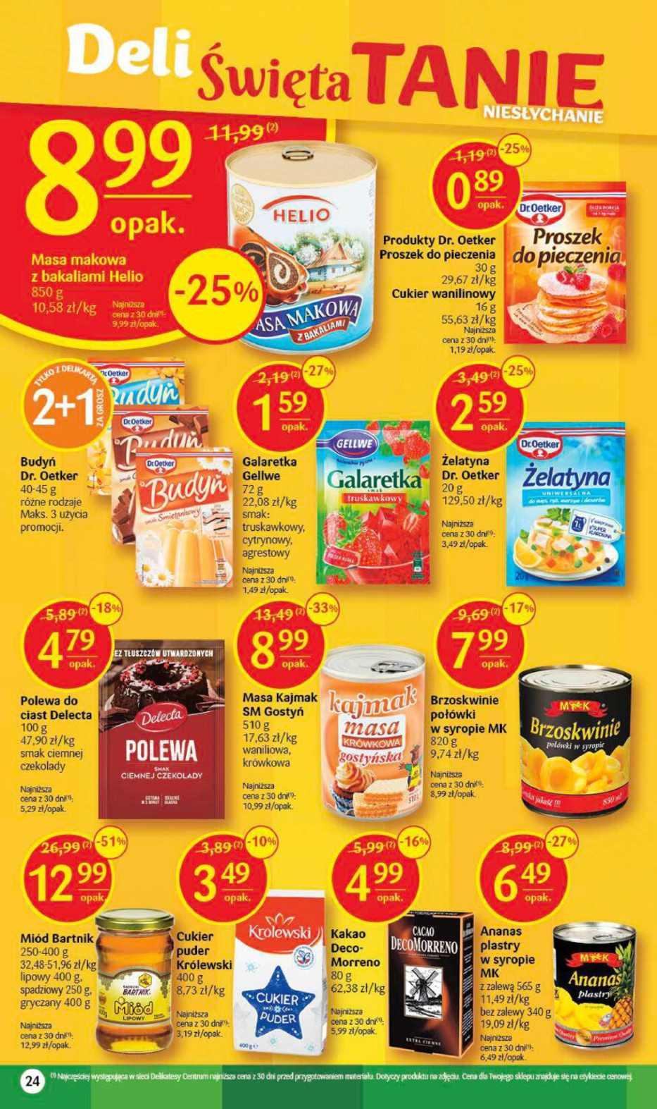 Gazetka promocyjna Delikatesy Centrum str. 24