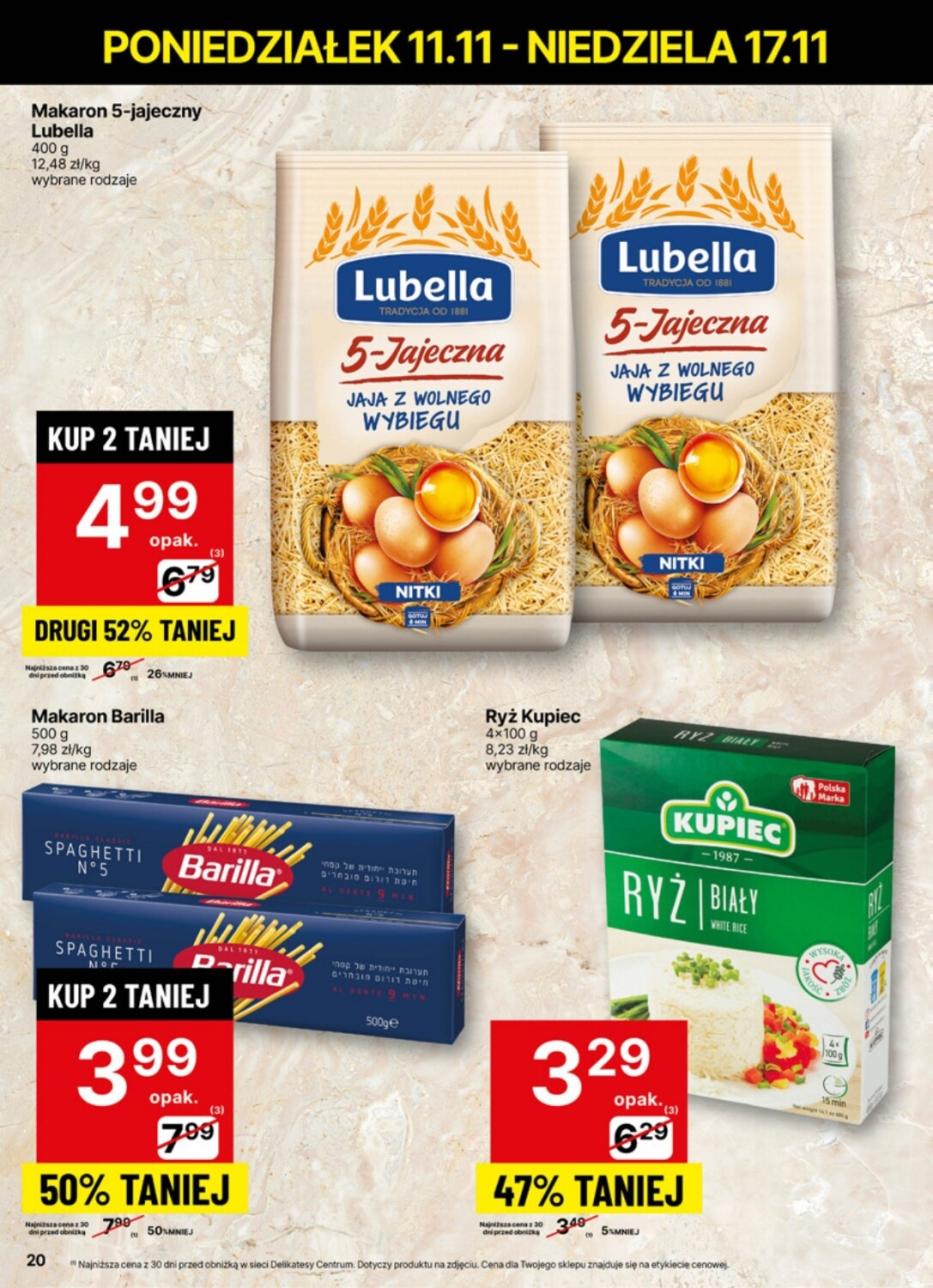 Gazetka promocyjna Delikatesy Centrum str. 20