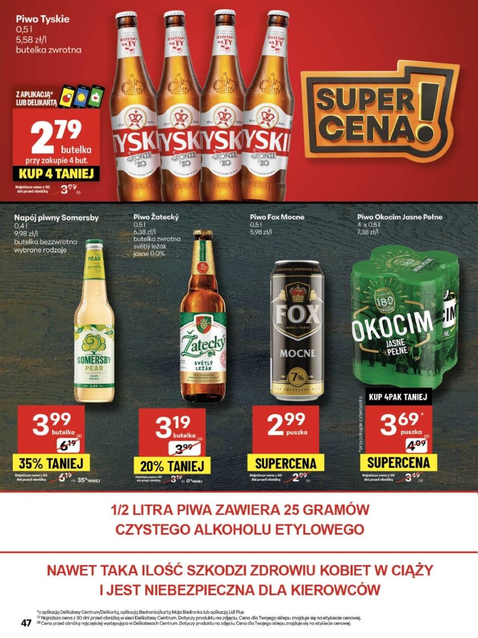 Gazetka promocyjna Delikatesy Centrum str. 47
