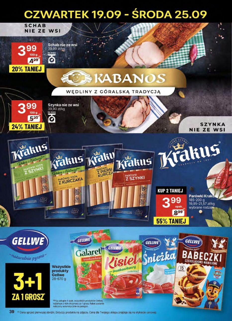 Gazetka promocyjna Delikatesy Centrum str. 39