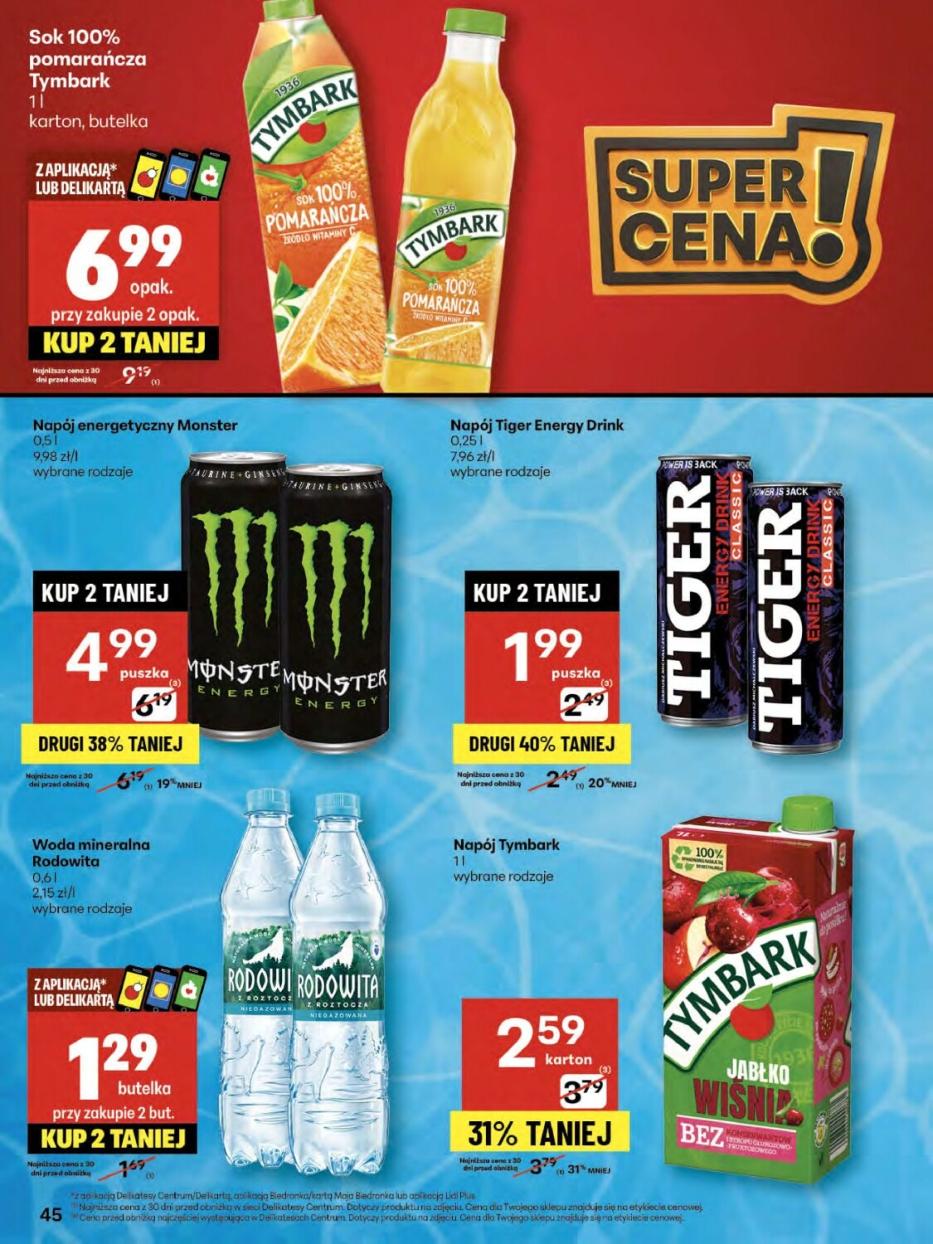 Gazetka promocyjna Delikatesy Centrum str. 45