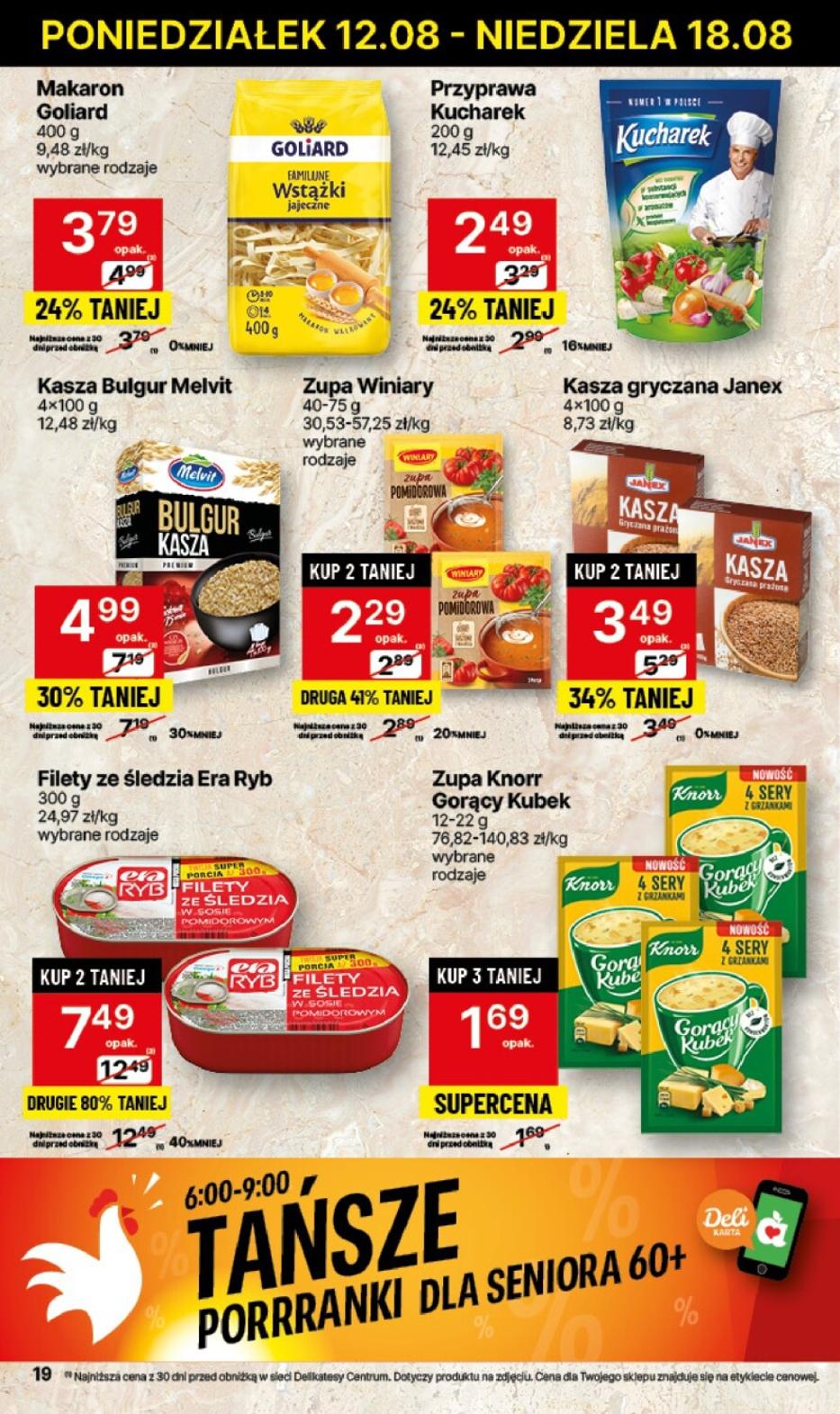 Gazetka promocyjna Delikatesy Centrum str. 19