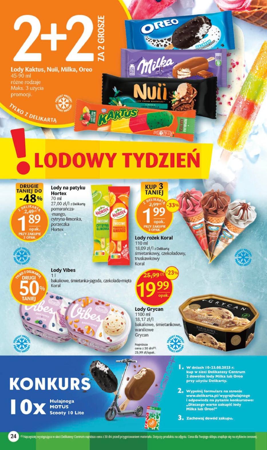 Gazetka promocyjna Delikatesy Centrum str. 24