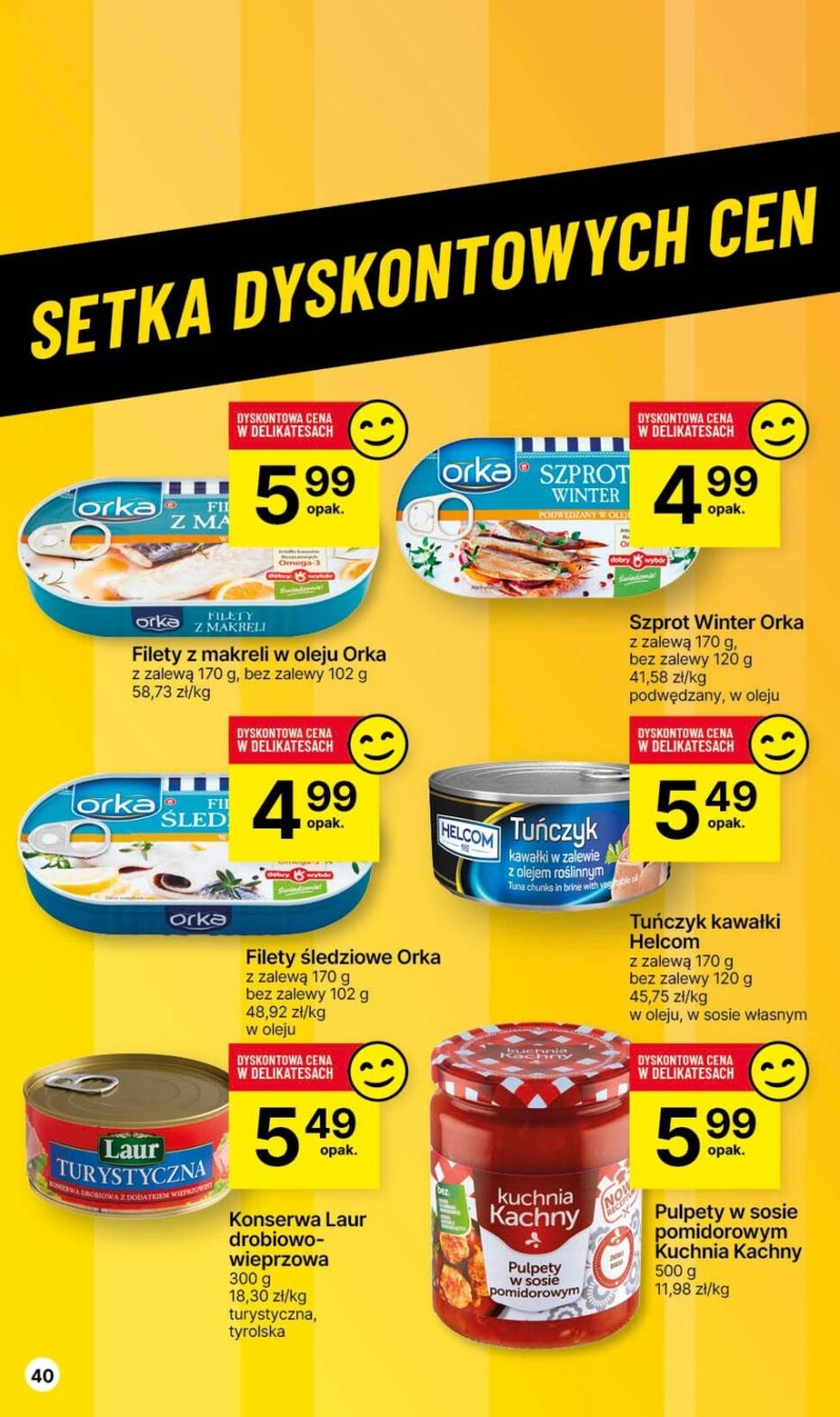 Gazetka promocyjna Delikatesy Centrum str. 40