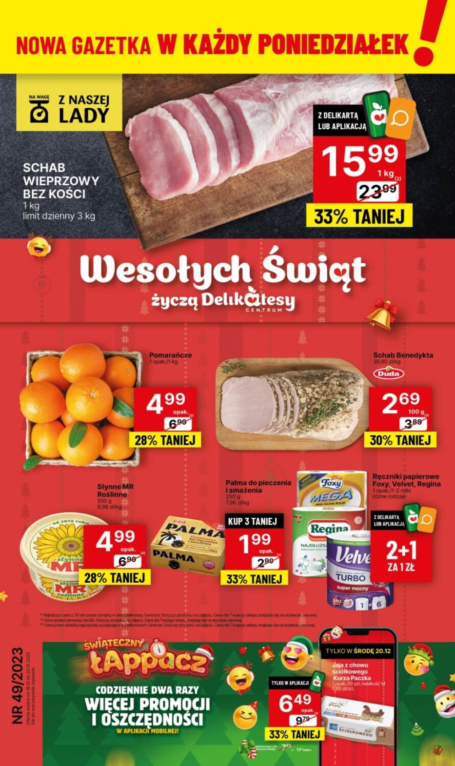 Gazetka promocyjna Delikatesy Centrum str. 1