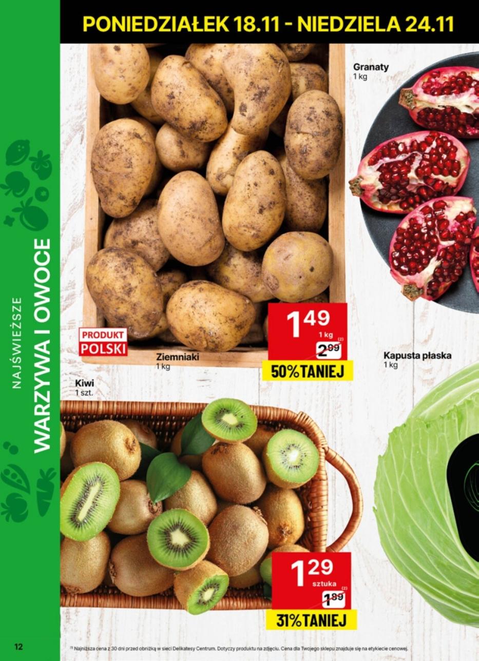 Gazetka promocyjna Delikatesy Centrum str. 12