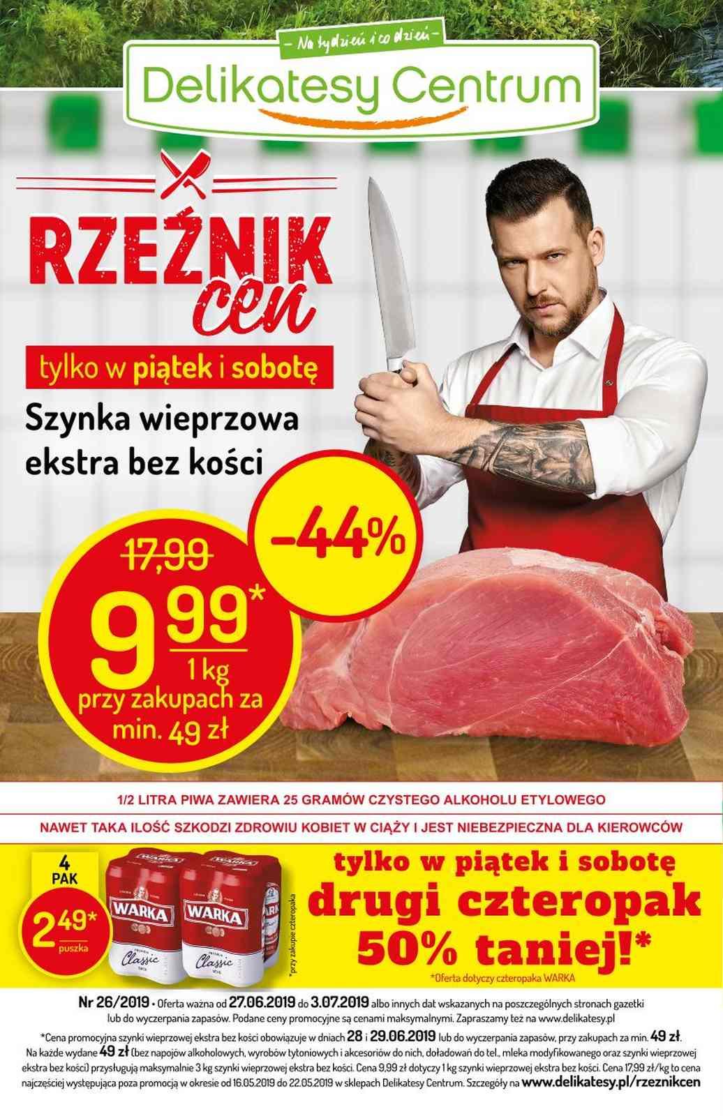 Gazetka promocyjna Delikatesy Centrum str. 1