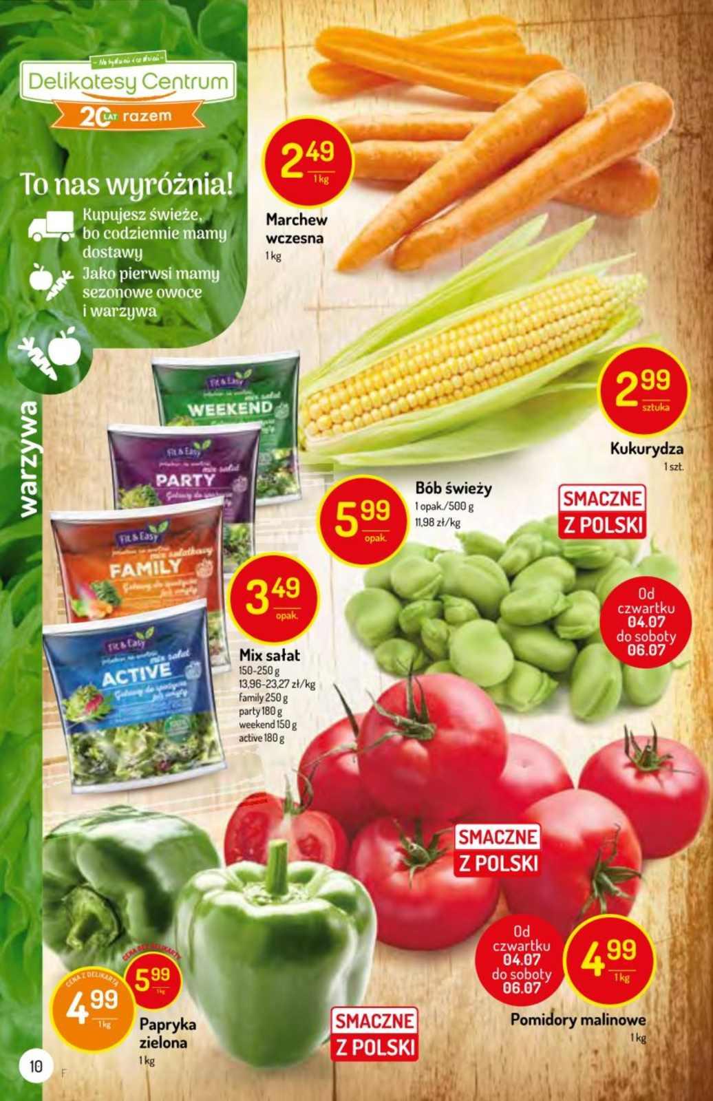 Gazetka promocyjna Delikatesy Centrum str. 10
