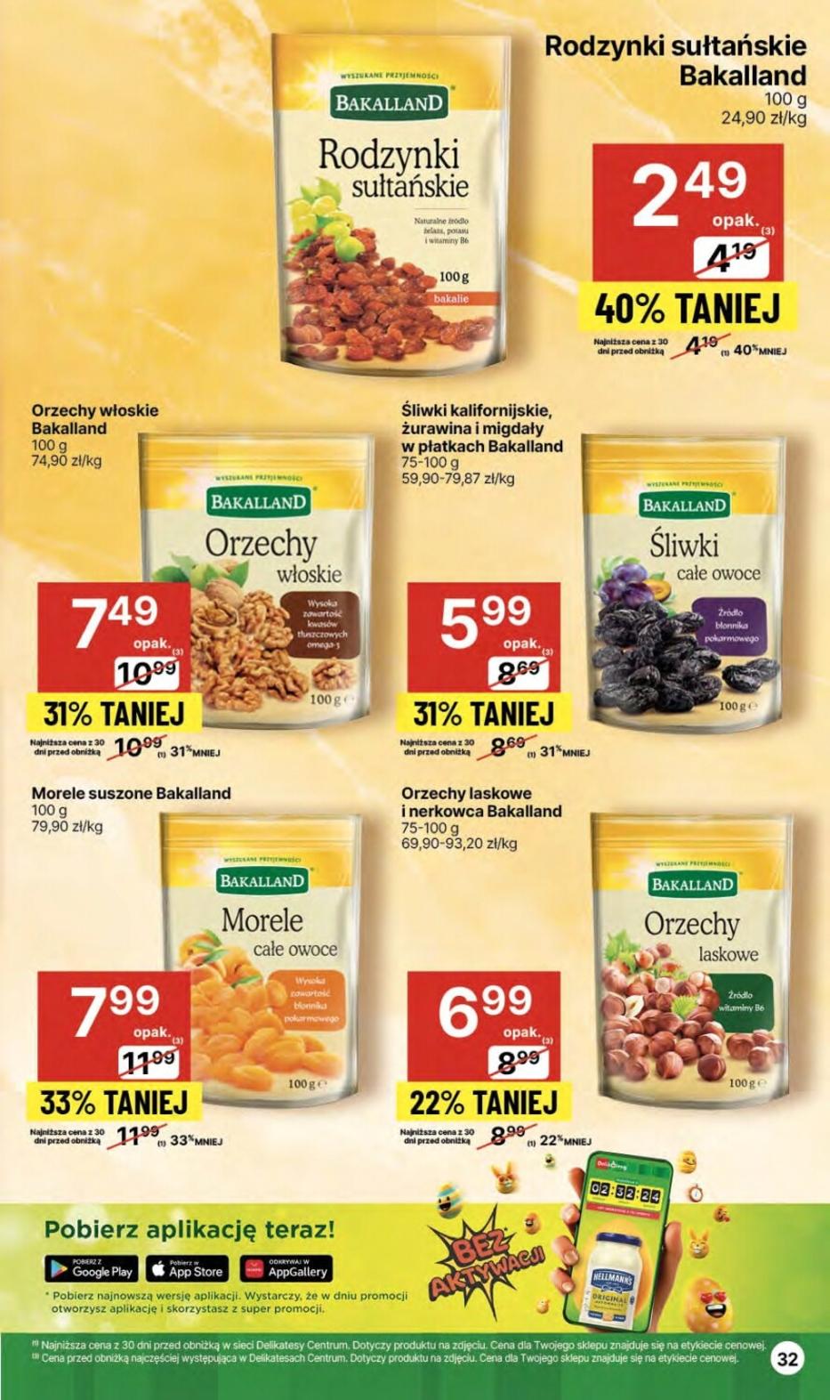 Gazetka promocyjna Delikatesy Centrum str. 32