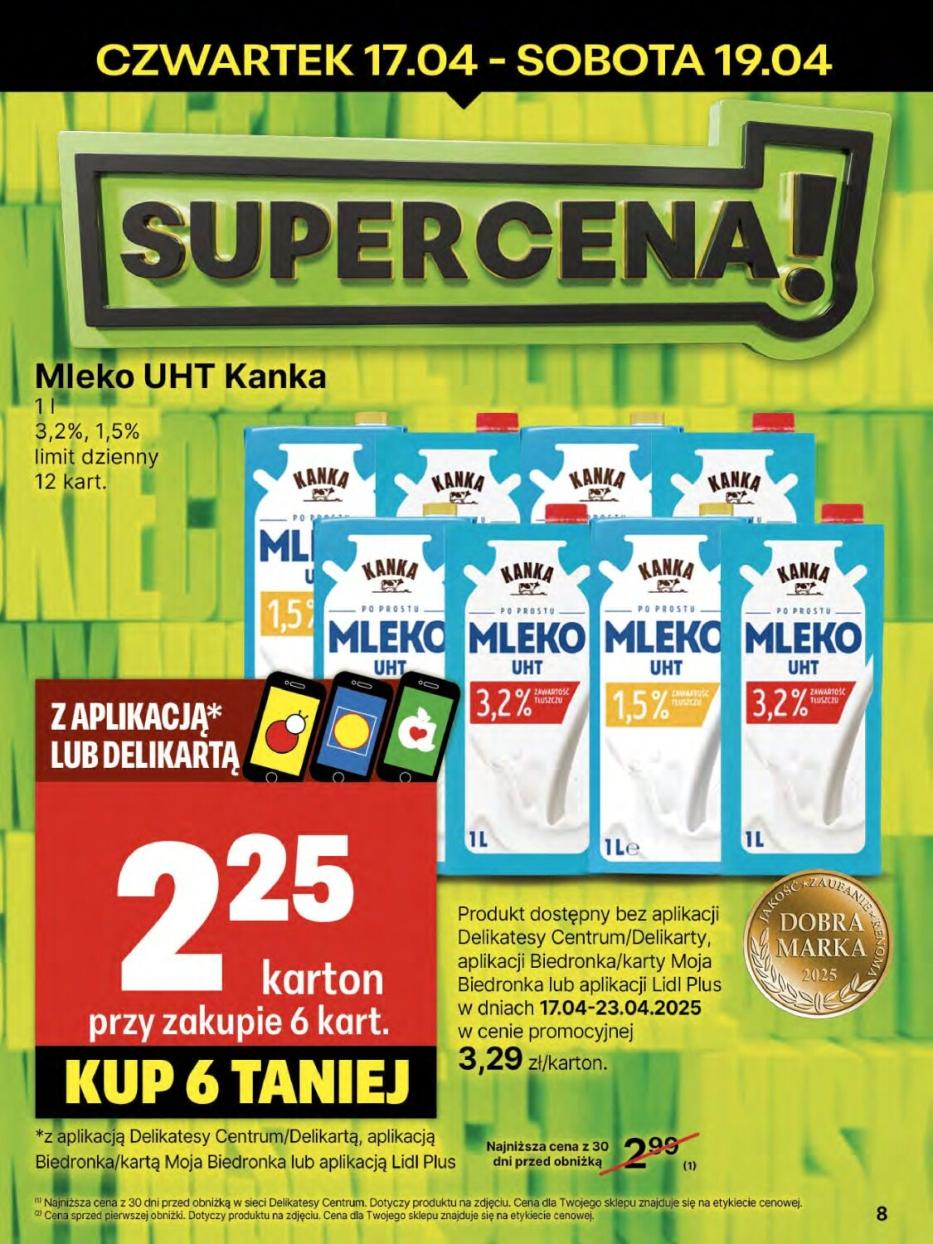 Gazetka promocyjna Delikatesy Centrum str. 8