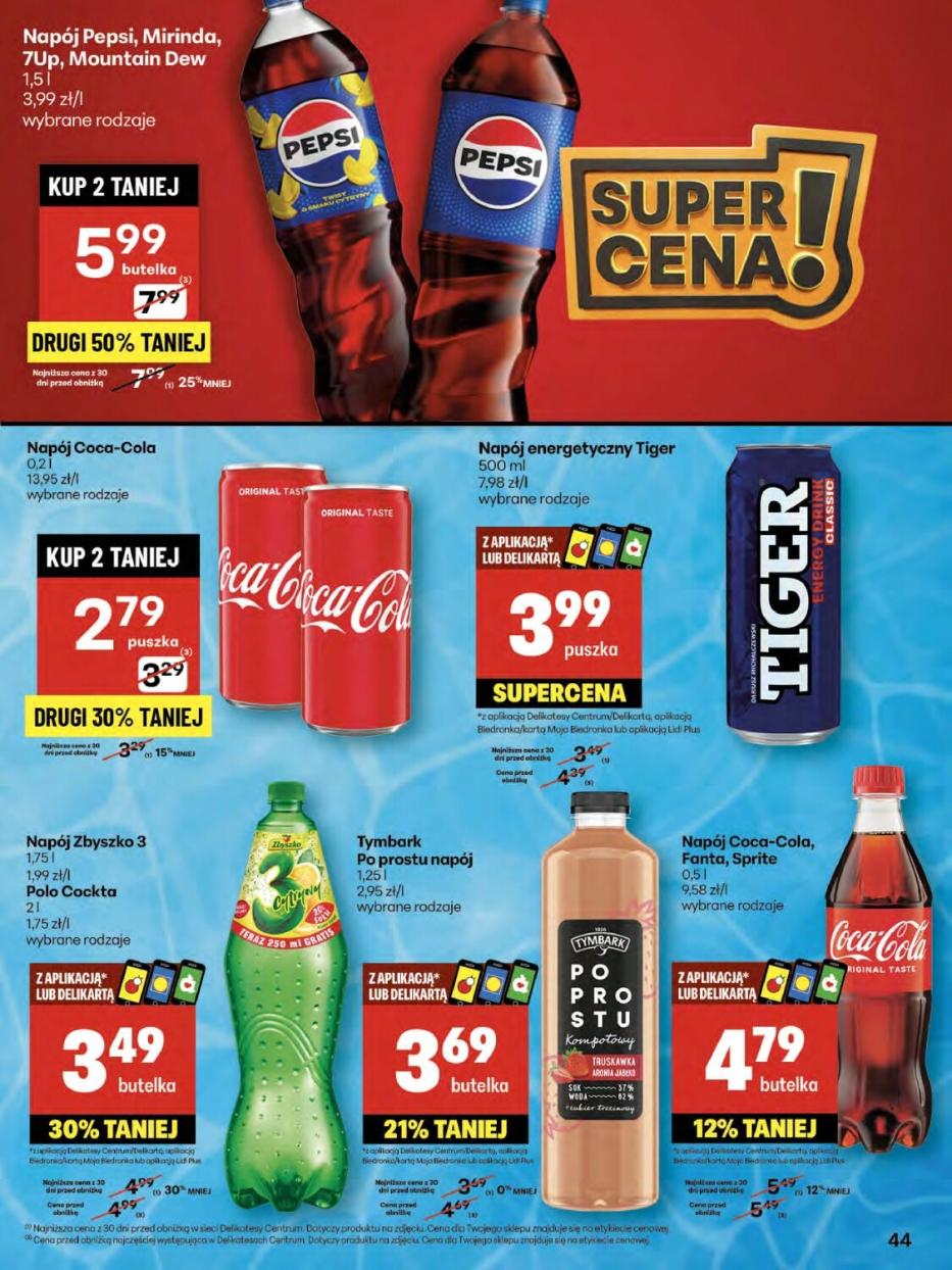 Gazetka promocyjna Delikatesy Centrum str. 44
