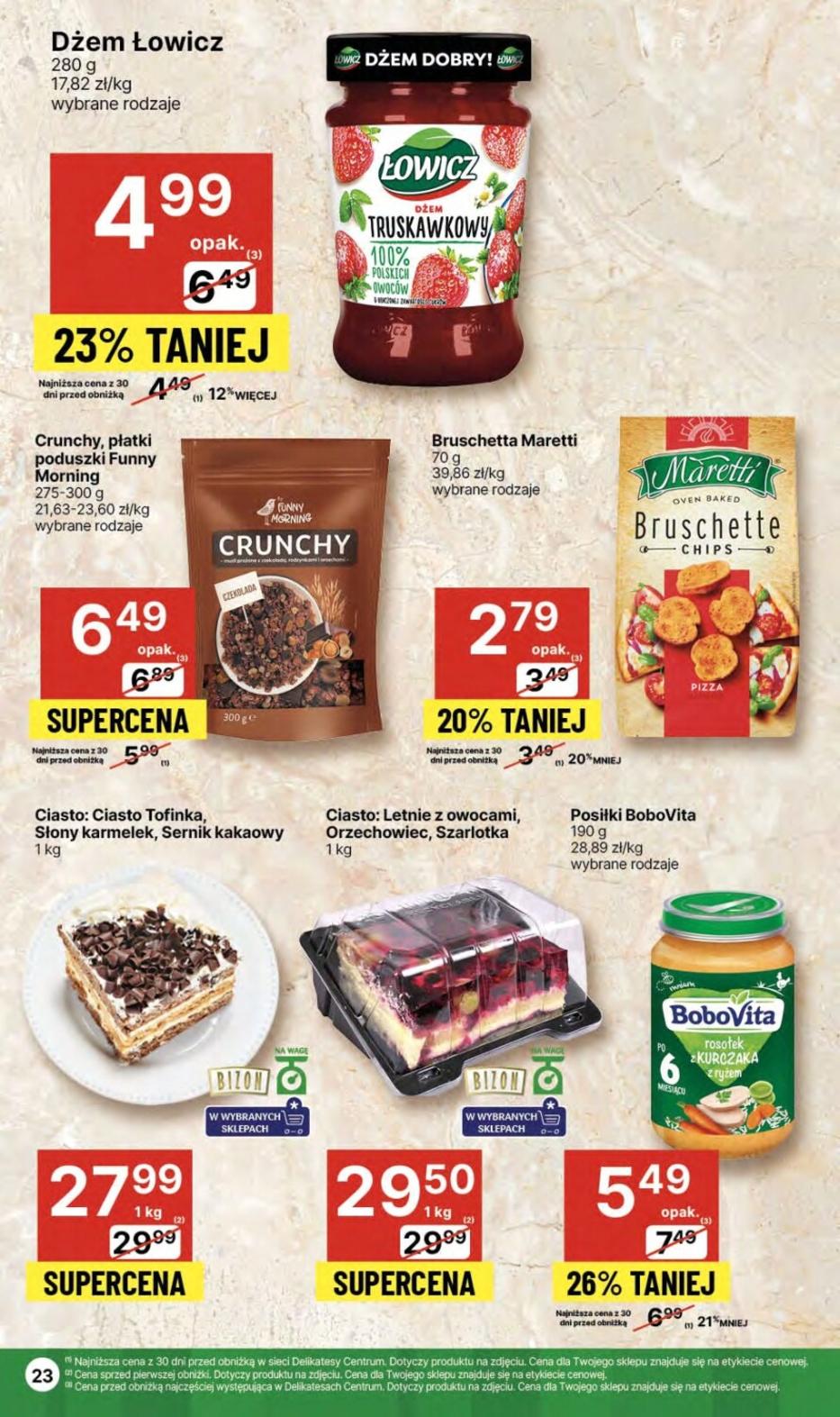 Gazetka promocyjna Delikatesy Centrum str. 23