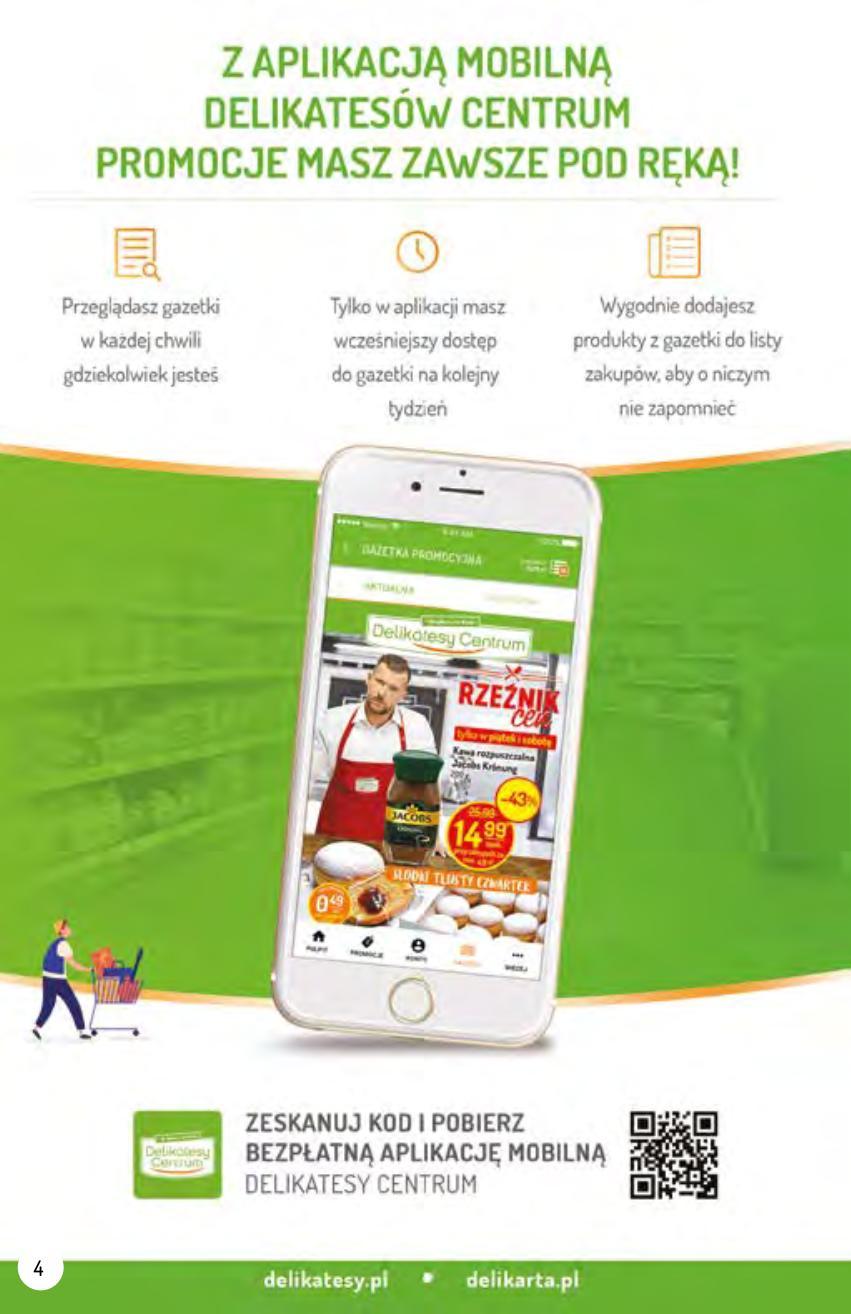 Gazetka promocyjna Delikatesy Centrum str. 4