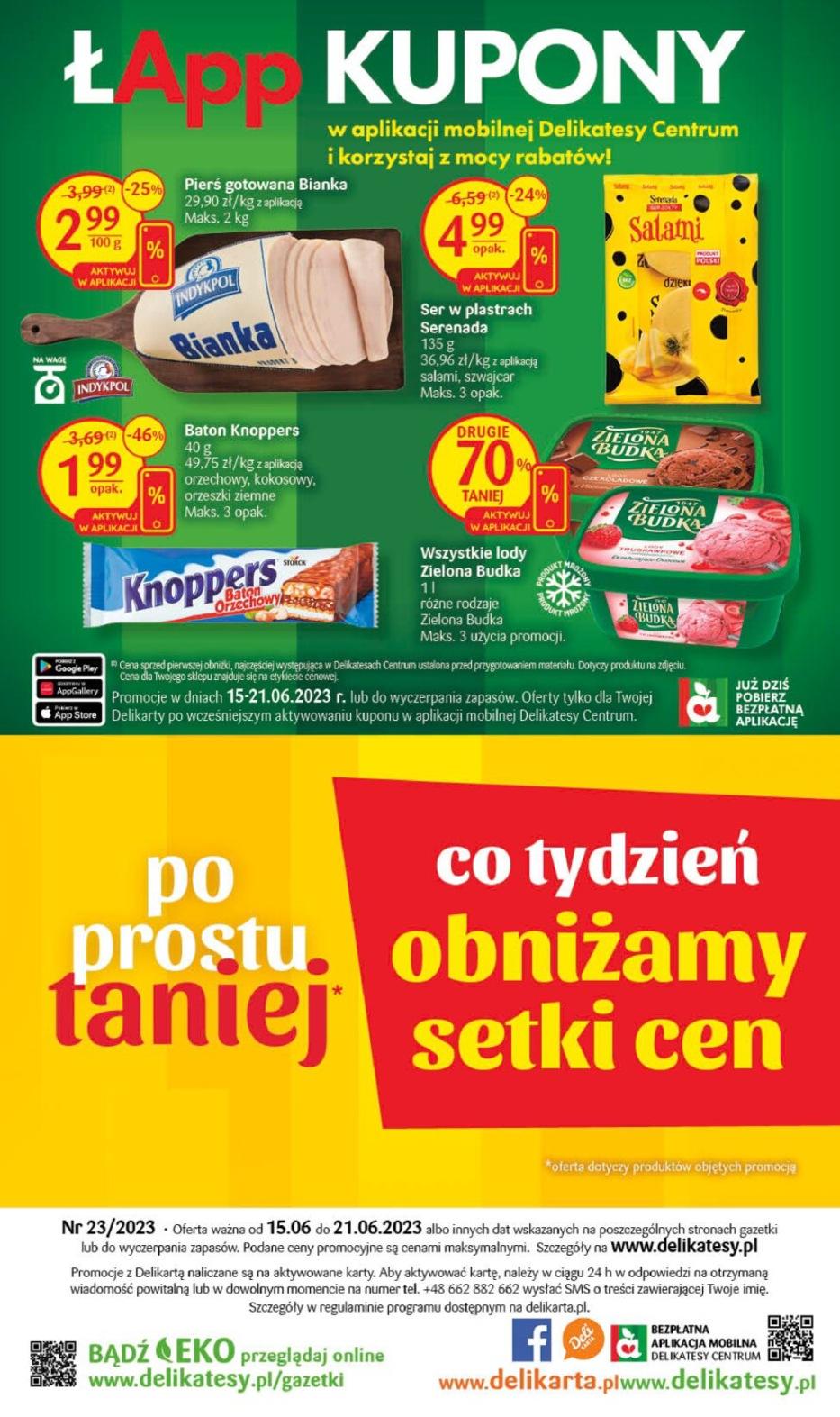 Gazetka promocyjna Delikatesy Centrum str. 32