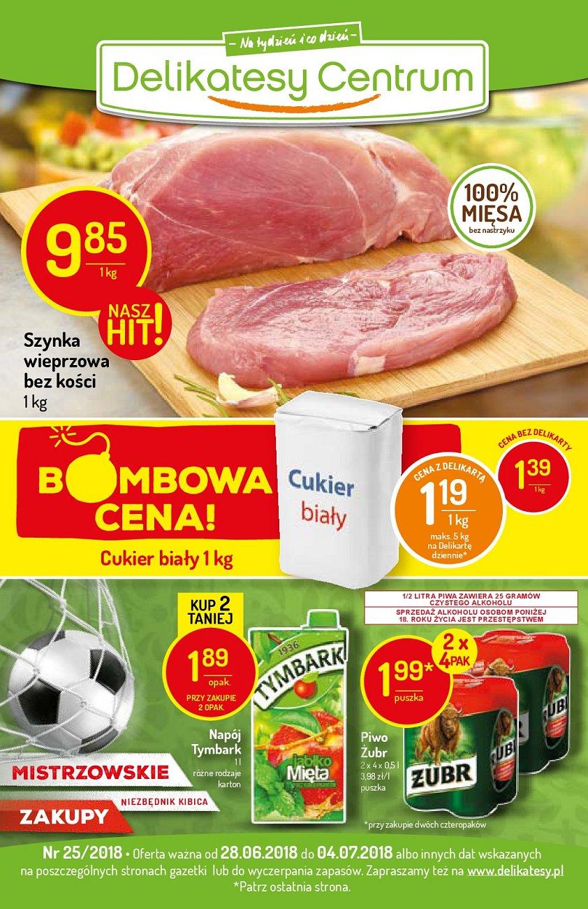 Gazetka promocyjna Delikatesy Centrum str. 1
