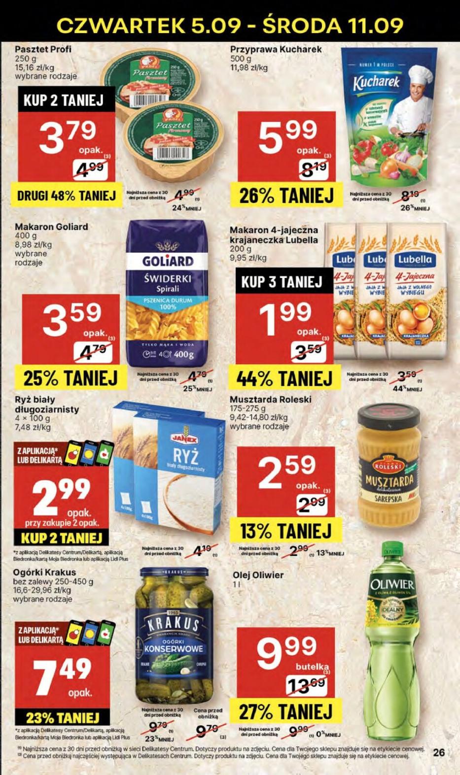 Gazetka promocyjna Delikatesy Centrum str. 26