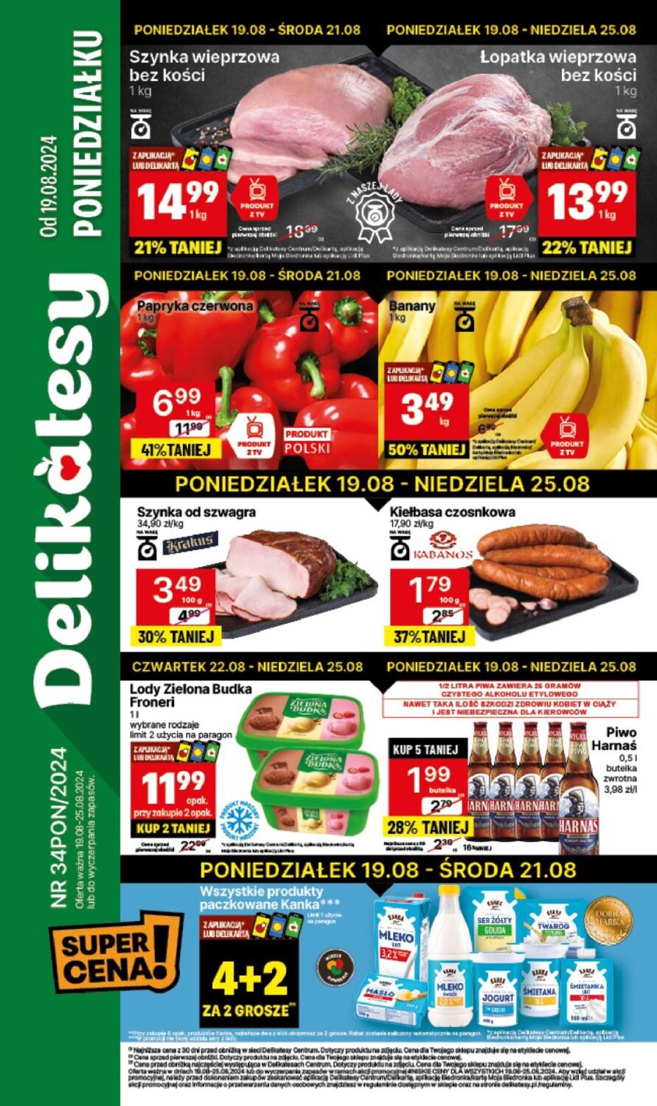 Gazetka promocyjna Delikatesy Centrum str. 1