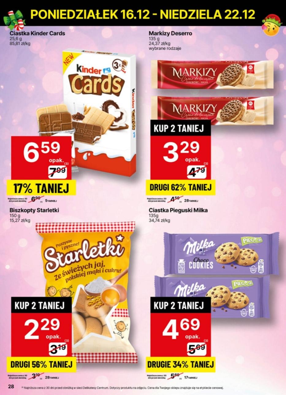 Gazetka promocyjna Delikatesy Centrum str. 28