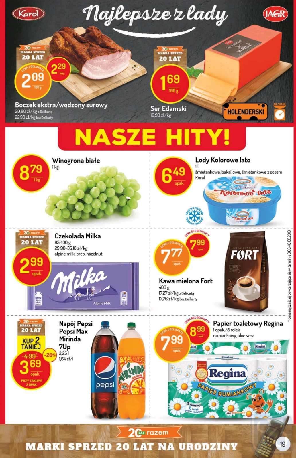 Gazetka promocyjna Delikatesy Centrum str. 19