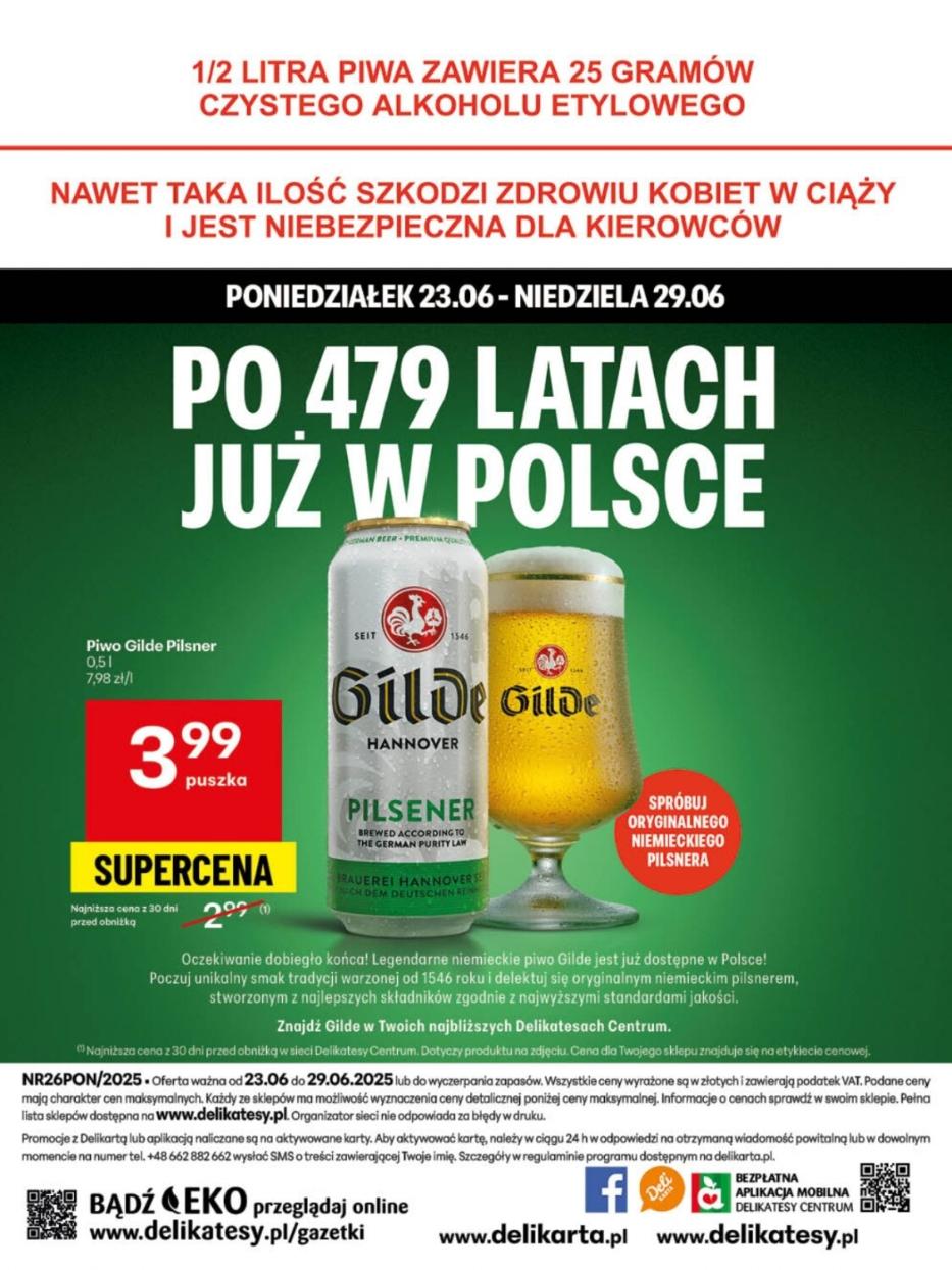 Gazetka promocyjna Delikatesy Centrum str. 46