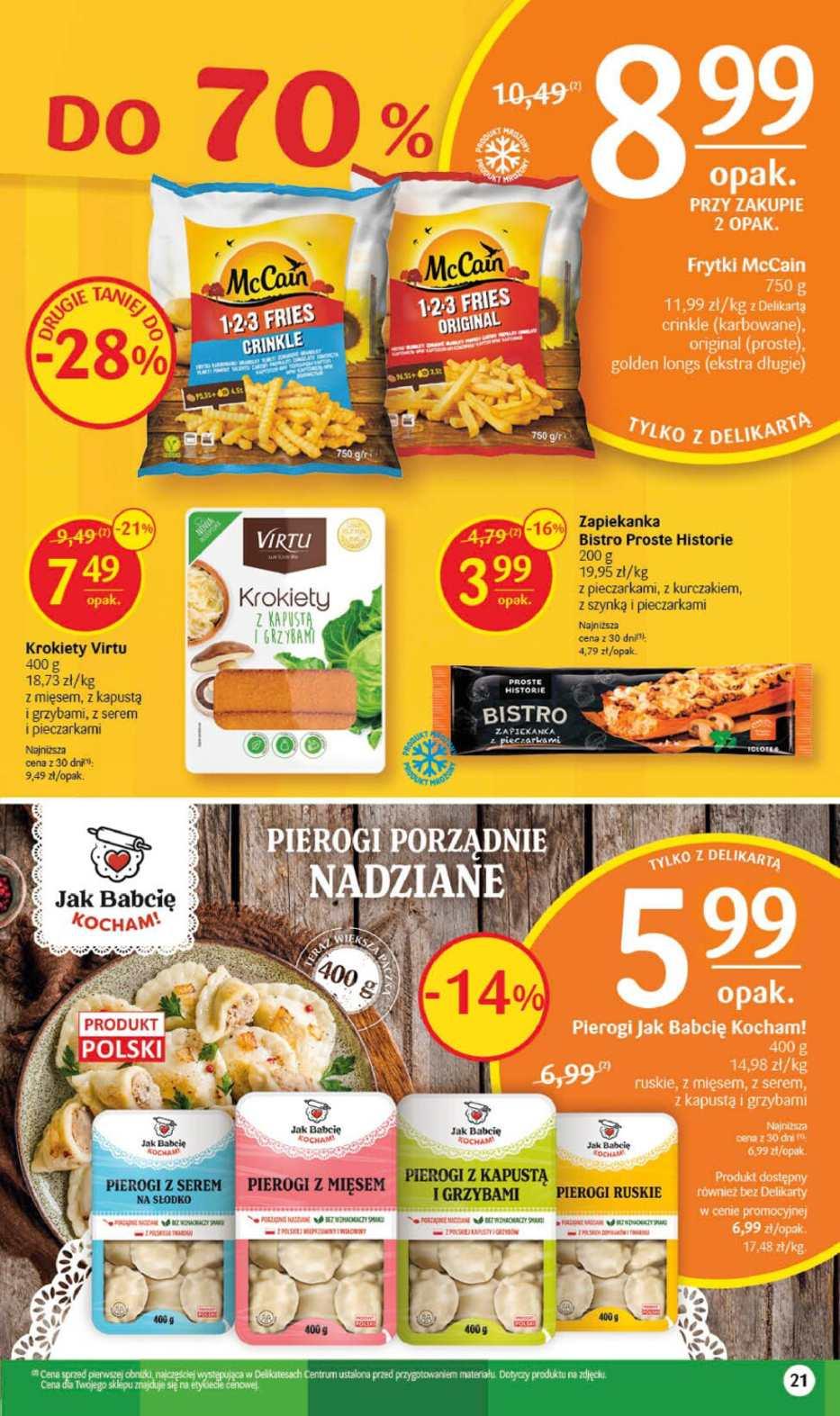 Gazetka promocyjna Delikatesy Centrum str. 21